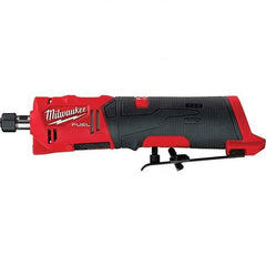 Milwaukee Tool - 1/4" Collet, 20,000 RPM, Straight, Electric Die Grinder - Exact Tool & Supply