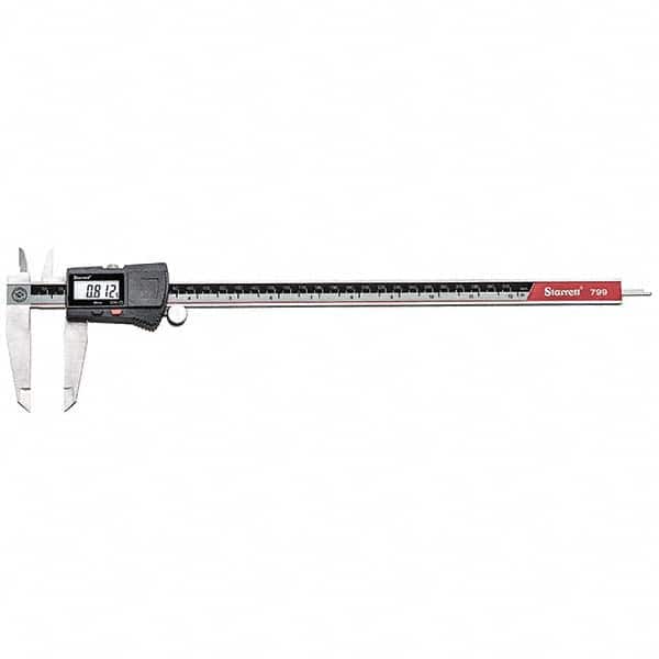 Starrett - 0 to 12" Range, 0.01mm Resolution, Electronic Caliper - Exact Tool & Supply