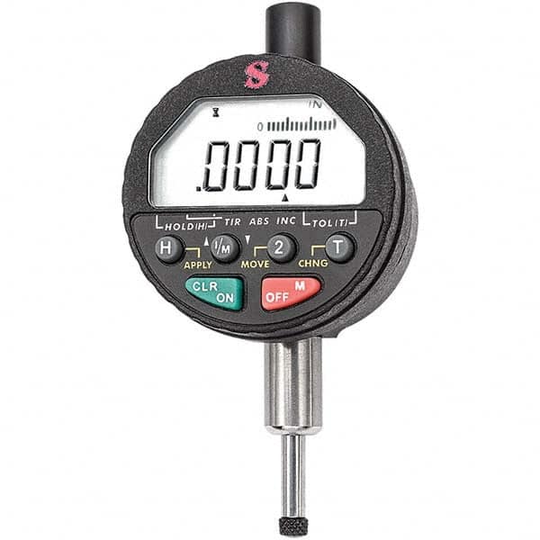 Starrett - Electronic Test Indicators Resolution (Decimal Inch): 0.00010 Minimum Measurement (Decimal Inch): 0.0000 - Exact Tool & Supply