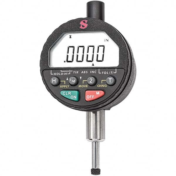 Starrett - Electronic Test Indicators Resolution (Decimal Inch): 0.00010 Minimum Measurement (Decimal Inch): 0.0000 - Exact Tool & Supply