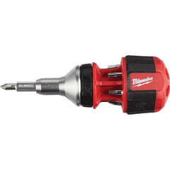 Milwaukee Tool - Bit Screwdrivers Type: Multi-Bit Screwdriver Tip Type: Philips; Slotted; Square; Torx - Exact Tool & Supply
