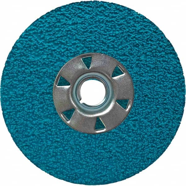 VSM - 5" Diam, 7/8" Hole, 36 Grit Ceramic Fiber Disc - Exact Tool & Supply