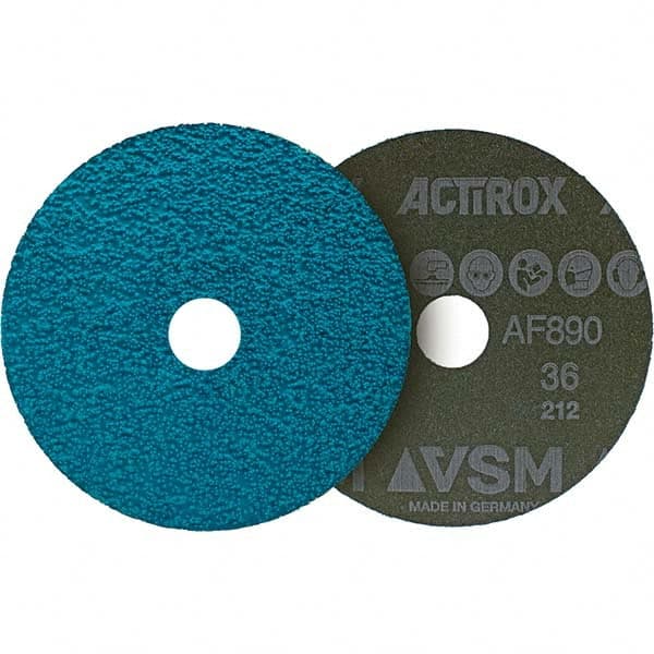 VSM - 9-1/4" Diam, 7/8" Hole, 36 Grit Ceramic Fiber Disc - Exact Tool & Supply