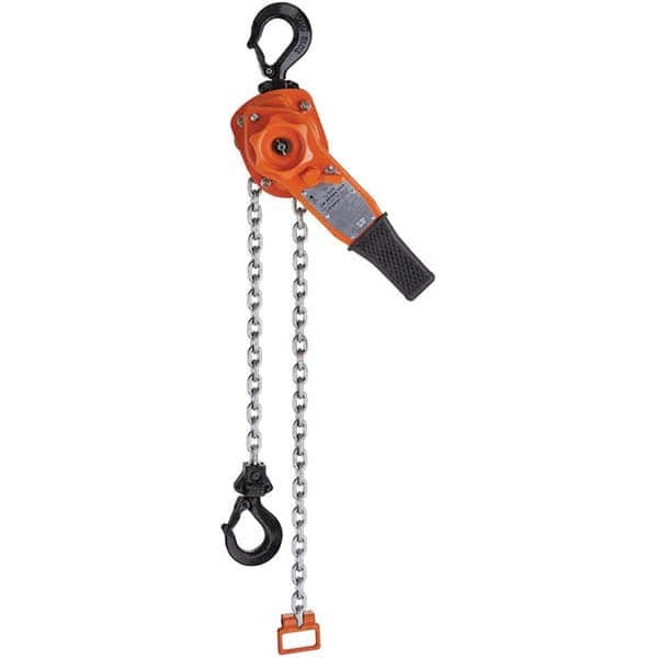 CM - 2,000 Lb Capacity, 10' Lift Height, Chain Manual Lever Hoist - Exact Tool & Supply