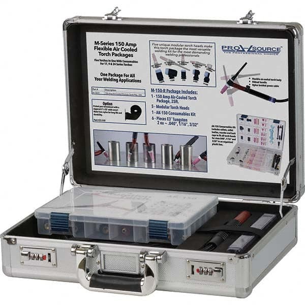 PRO-SOURCE - 150 Amp 25' Outfit 150M Air Cooled TIG Welding Torch Kit - Exact Tool & Supply