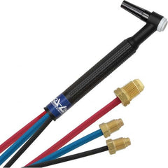 PRO-SOURCE - 250 Amp 12-1/2' Outfit 20 Water Cooled TIG Welding Torch Kit - Exact Tool & Supply