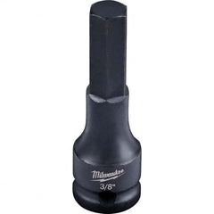 Milwaukee Tool - Impact Hex & Torx Bit Sockets Drive Size (Inch): 3/8 Hex Size (Inch): 3/8 - Exact Tool & Supply