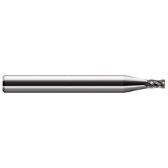 Harvey Tool - Corner Radius & Corner Chamfer End Mills; Mill Diameter (Inch): 1/8 ; Mill Diameter (Decimal Inch): 0.1250 ; End Type: Corner Radius ; Corner Radius (Decimal Inch): 0.0100 ; Number of Flutes: 3 ; Material: Solid Carbide - Exact Tool & Supply