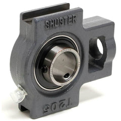 Shuster - UCT205-16, 1" ID, 3-1/2" OAL x 97mm OAH, Ball Bearing Take-Up Unit - Exact Tool & Supply