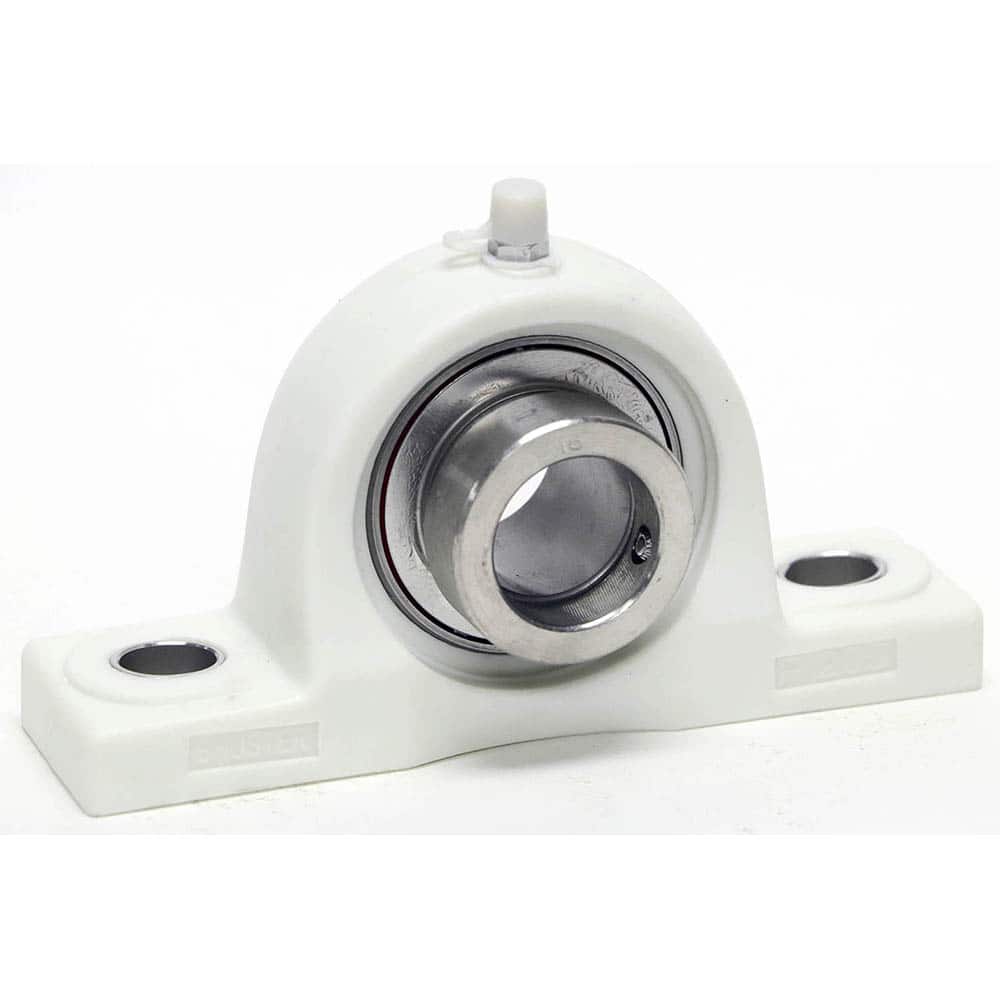 Shuster - SNATP208-24, 1-1/2" ID, 7-1/4" OAL x 99mm OAH x 2-1/8" Wide, Ball Bearing Pillow Block - Exact Tool & Supply