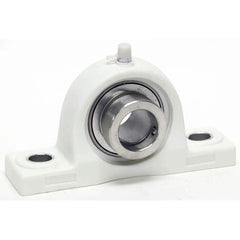 Shuster - SNATP208-24, 1-1/2" ID, 7-1/4" OAL x 99mm OAH x 2-1/8" Wide, Ball Bearing Pillow Block - Exact Tool & Supply