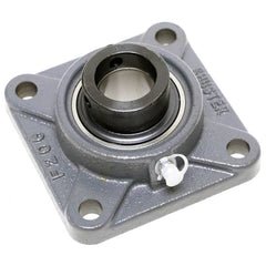 Shuster - NAF204-12, 3/4" ID, 3-3/8" OAL x 3-3/8" OAH, 4-Bolt Flange Bearing - Exact Tool & Supply