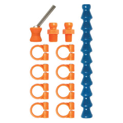 Loc-Line - Coolant Hose Nozzles; Type: Loc-Line ; Nozzle Diameter (mm): 0.16 ; Nozzle Type: Swivel; NPT ; Hose Inside Diameter (Inch): 1/4 ; Nozzle Type: Swivel; NPT ; Thread Type: NPT - Exact Tool & Supply
