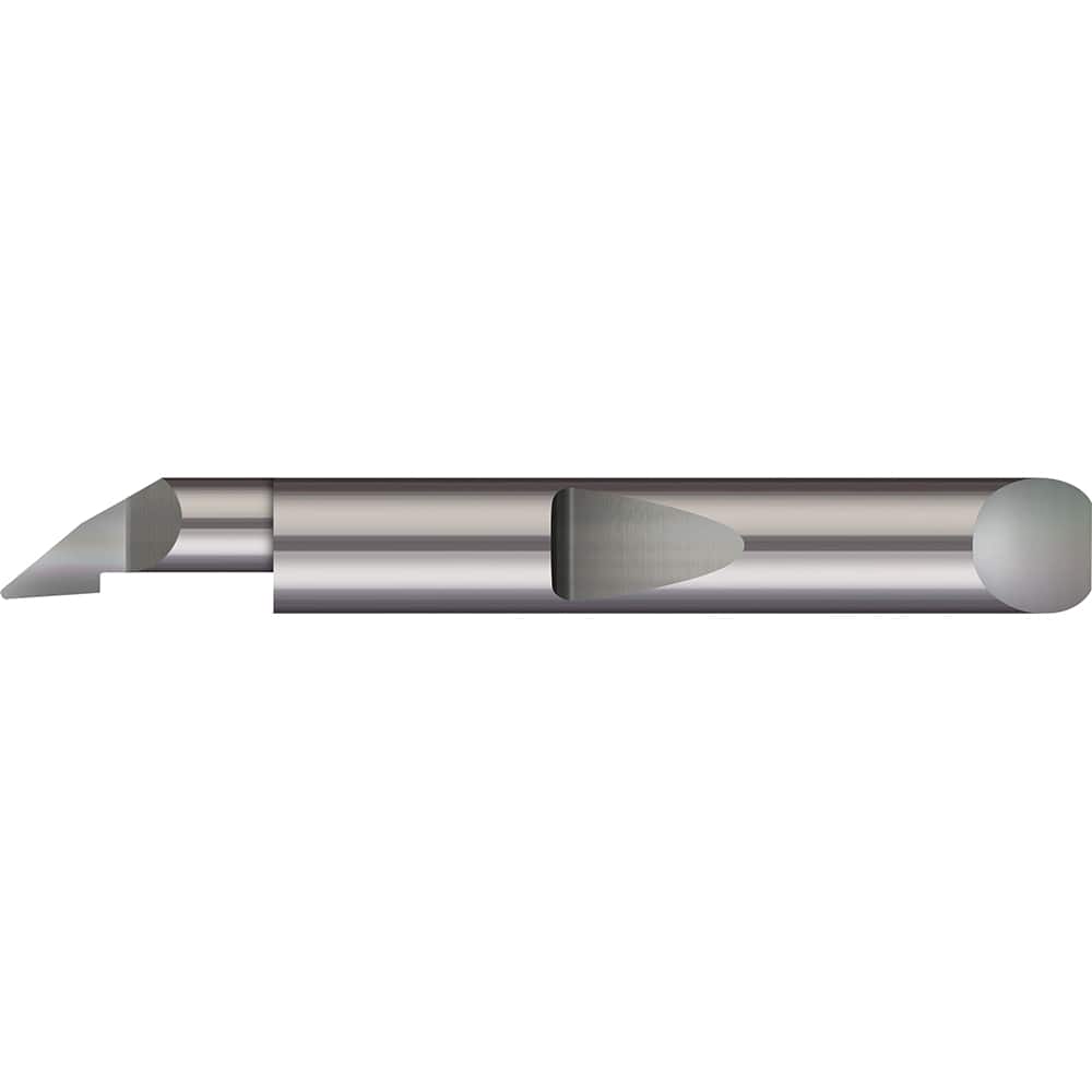 Profiling Tools; Minimum Bore Diameter (Decimal Inch): 0.0800; Maximum Bore Depth (Decimal Inch): 0.1500; Radius: 0.0050; Overall Length (Decimal Inch): 1-1/2; Shank Diameter (Inch): 3/16; Projection: Projection; Finish/Coating: Uncoated; Projection (Deci