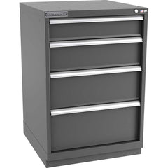 Champion Tool Storage - Modular Storage Cabinets; Type: Counter-Height Standard Width Drawer Cabinet ; Number of Drawers: 4.000 ; Height (Inch): 41-3/4 ; Width (Inch): 28-1/4 ; Depth (Inch): 28-1/2 ; Color: Dark Gray - Exact Tool & Supply