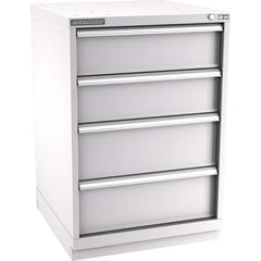 Champion Tool Storage - Modular Storage Cabinets; Type: Counter-Height Standard Width Drawer Cabinet ; Number of Drawers: 4.000 ; Height (Inch): 41-3/4 ; Width (Inch): 28-1/4 ; Depth (Inch): 28-1/2 ; Color: Light Gray - Exact Tool & Supply