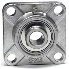 Shuster - SUCSF204-12, 3/4" ID, 3-3/8" OAL x 86" OAH, 4-Bolt Flange Bearing - Exact Tool & Supply