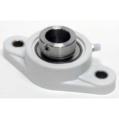 Shuster - SNATFL206-19, 1-3/16" ID, 79mm OAL x 148mm OAH49.1mm Wide, 2-Bolt Flange Bearing - Exact Tool & Supply