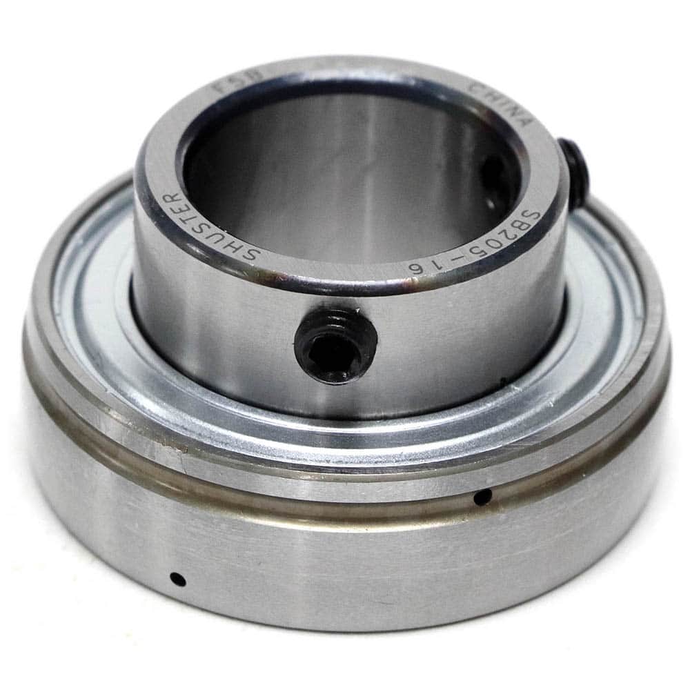 Shuster - SB206-20G, 1-1/4" ID x 62mm OD Insert Bearing - Exact Tool & Supply