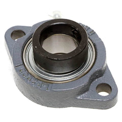 Shuster - SALF206-20, 1-1/4" ID, 3" OAL x 113mm OAH, 2-Bolt Flange Bearing - Exact Tool & Supply