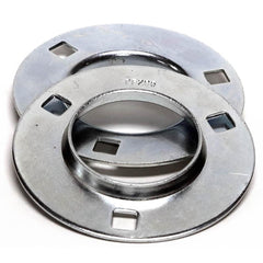 Shuster - PF205, 52mm ID, 3-3/4" OAL x 3-3/4" OAH, Pressed Flange Housing - Exact Tool & Supply