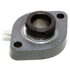 Shuster - SAFD205-16, 1" ID, 71mm OAL x 97mm OAH33mm Wide, 2-Bolt Flange Bearing - Exact Tool & Supply