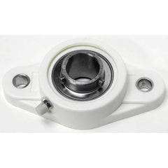 Shuster - SUCTFL208-24, 1-1/2" ID, 99mm OAL x 175mm OAH51.7mm Wide, 2-Bolt Flange Bearing - Exact Tool & Supply
