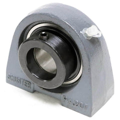 Shuster - NAPA207, 35mm ID, 4-1/4" OAL x 3-3/4" OAH, Tap Base Pillow Block - Exact Tool & Supply