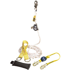 DBI/SALA - Fall Protection Kits; Size: 50 Ft. ; Capacity (Lb.): 310 ; Color: Yellow ; Material: Nylon ; Back D-Ring: No ; Front D-Ring: No - Exact Tool & Supply