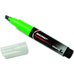 Ability One - Markers & Paintsticks; Type: Permanent Marker ; Color: Green ; Ink Type: Water Base ; Tip Type: Chisel - Exact Tool & Supply
