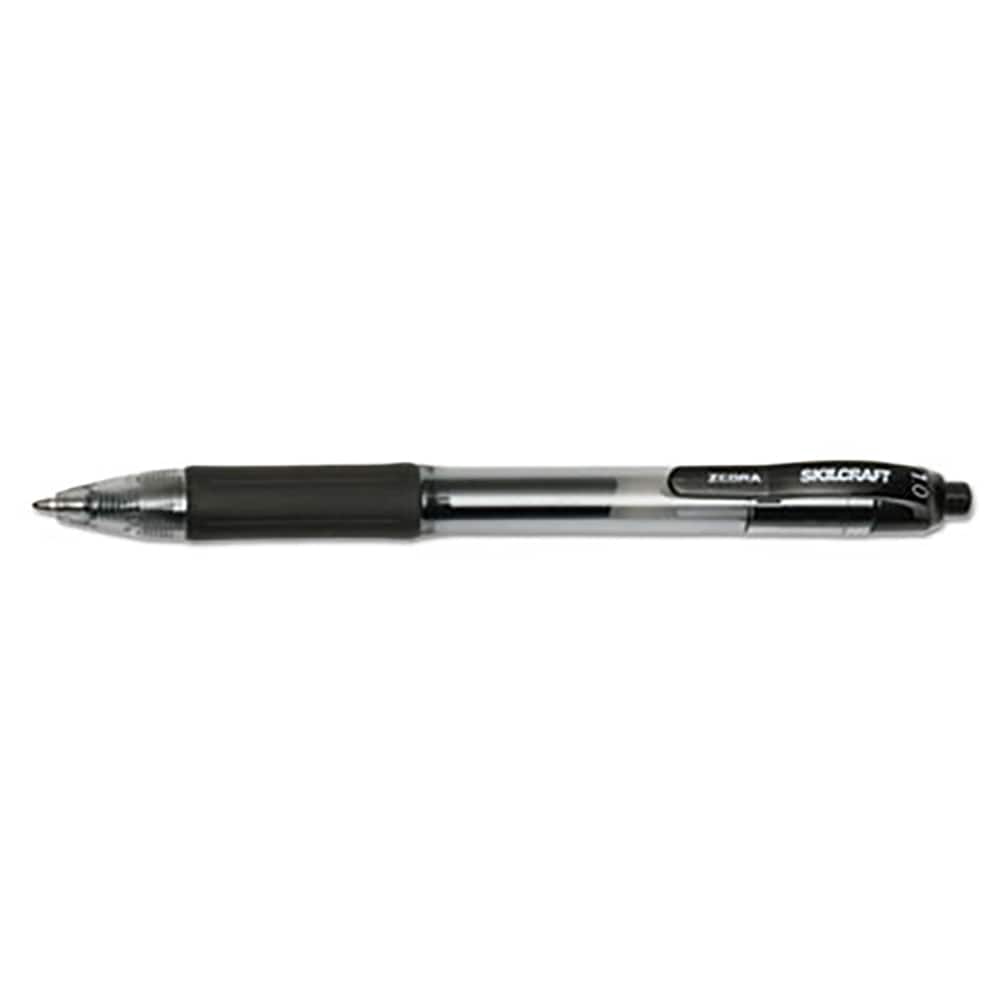 Ability One - Pens & Pencils; Type: Retractable Pen ; Color: Black ; Tip Type: Bold - Exact Tool & Supply