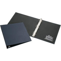 Ability One - Ring Binders; Binder Type: 3 Hole Binder ; Capacity: 1-1/2" ; Color: Blue ; Material: Vinyl ; Size: 8-1/2 x 11 - Exact Tool & Supply