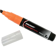 Ability One - Markers & Paintsticks; Type: Permanent Marker ; Color: Orange ; Ink Type: Water Base ; Tip Type: Chisel - Exact Tool & Supply