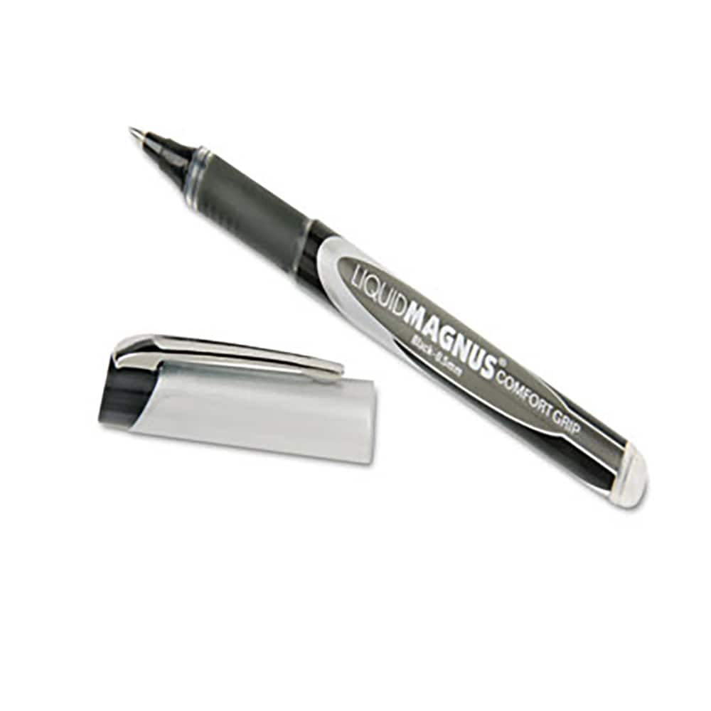 Ability One - Pens & Pencils; Type: Rollerball Pen ; Color: Black ; Tip Type: 0.5MM - Exact Tool & Supply
