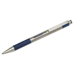 Ability One - Pens & Pencils; Type: Retractable Pen ; Color: Blue ; Tip Type: Medium - Exact Tool & Supply