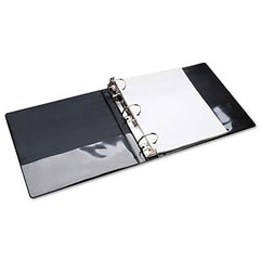 Ability One - Ring Binders; Binder Type: View ; Capacity: 2" ; Color: Black ; Material: Vinyl ; Size: 8-1/2 x 11 - Exact Tool & Supply