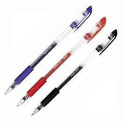 Ability One - Pens & Pencils; Type: Gel Pen ; Color: Red ; Tip Type: Medium - Exact Tool & Supply