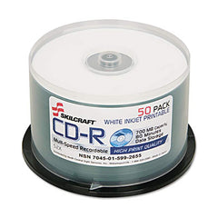 Ability One - Office Machine Supplies & Accessories; Office Machine/Equipment Accessory Type: CD-R Discs ; For Use With: CD/DVD ; Storage Capacity: 700MB - Exact Tool & Supply