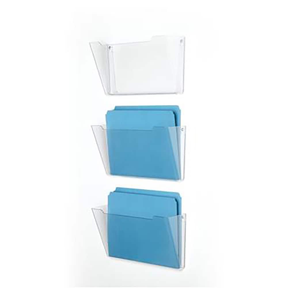 Ability One - File Folders, Expansion Folders & Hanging Files; Folder/File Type: Hanging File Folder ; Color: Clear ; Index Tabs: No ; Tab Cut Location: None ; File Size: Letter ; Size: 13-1/4 x 4 x 14-7/8 - Exact Tool & Supply