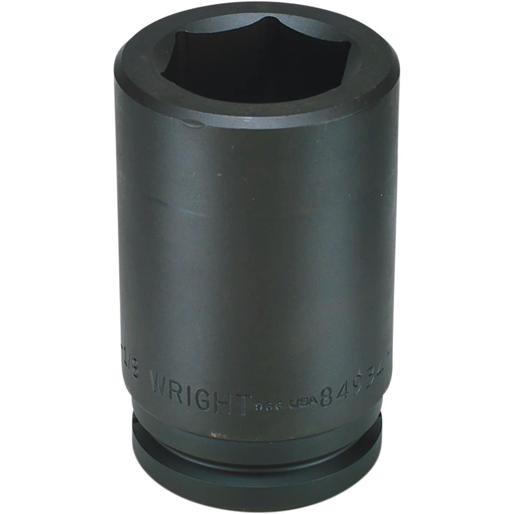 Wright Tool & Forge - Impact Sockets; Drive Size: 1-1/2 ; Size (mm): 100.0000 ; Type: Deep ; Style: Impact Socket ; Style: Impact Socket ; Style: Impact Socket - Exact Tool & Supply