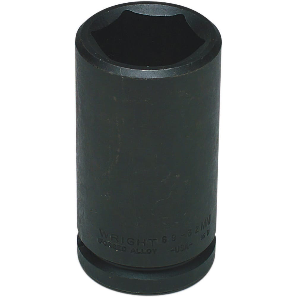 Wright Tool & Forge - Impact Sockets; Drive Size: 3/4 ; Size (mm): 32.0000 ; Type: Deep ; Style: Impact Socket ; Style: Impact Socket ; Style: Impact Socket - Exact Tool & Supply