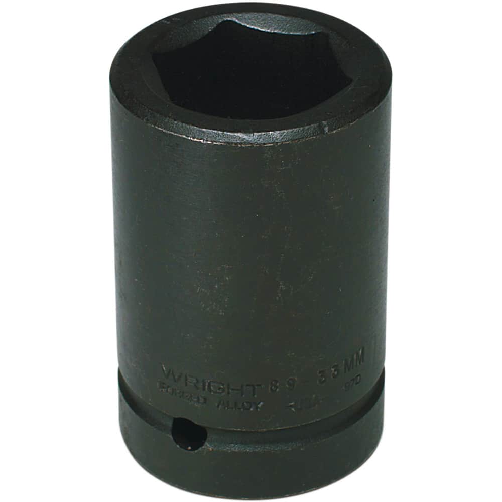 Wright Tool & Forge - Impact Sockets; Drive Size: 1 ; Size (mm): 34.0000 ; Type: Deep ; Style: Impact Socket ; Style: Impact Socket ; Style: Impact Socket - Exact Tool & Supply