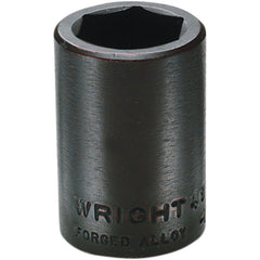 Wright Tool & Forge - Impact Sockets; Drive Size: 1/2 ; Size (mm): 19.0000 ; Type: Standard ; Style: Impact Socket ; Style: Impact Socket ; Style: Impact Socket - Exact Tool & Supply