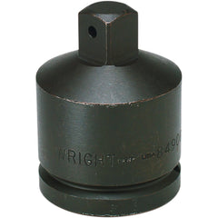 Wright Tool & Forge - Socket Adapters & Universal Joints; Type: Impact Drive Adaptor ; Male Size: 1 ; Female Size: 1-1/2 ; Overall Length (Inch): 4-5/16 - Exact Tool & Supply