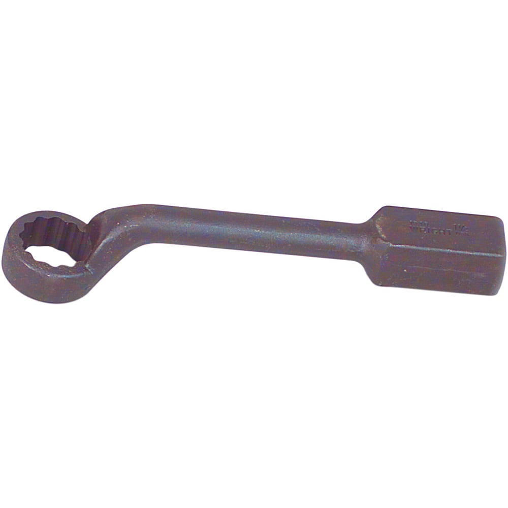 Wright Tool & Forge - Box Wrenches; Wrench Type: Striking ; Tool Type: Offset ; Size (Inch): 2-5/8 ; Number of Points: 12 ; Head Type: Single End ; Finish/Coating: Black - Exact Tool & Supply