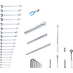 Wright Tool & Forge - 75 Piece 3/8, 1/2" Drive Apprentice Set - Exact Tool & Supply