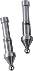 Mitutoyo - Micrometer Accessories; Type: Anvil-Spindle Tip ; For Use With: Gear Tooth Micrometers ; Calibrated: No ; Anvil Type: Ball ; Anvil Diameter (mm): 2.50 ; Material: Steel - Exact Tool & Supply