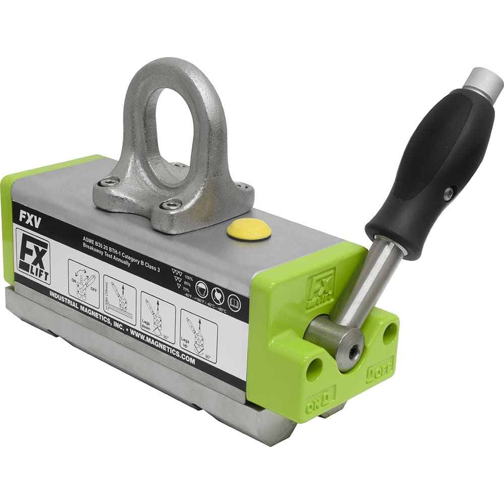 Mag-Mate - Lift Magnets; Type: Permanent Magnet ; Load Capacity (Lb.): 1775.000 ; Height (Decimal Inch): 8.300000 ; Length (Decimal Inch): 13.5000 ; Width (Decimal Inch): 4.4000 - Exact Tool & Supply