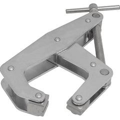 Kant Twist - Cantilever Clamps; Handle Style: T-Handle ; Maximum Opening Capacity (Inch): 6 ; Open Throat Depth (Inch): 5 ; Closed Throat Depth (Inch): 5 ; Jaw Material: Stainless Steel ; Load Capacity (Lb.): 2000.000 - Exact Tool & Supply