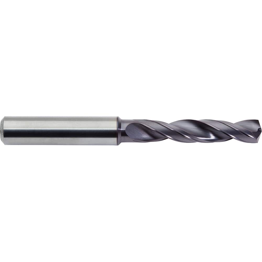 M.A. Ford - Screw Machine Length Drill Bits; Drill Bit Size (Decimal Inch): 0.2500 ; Drill Bit Size (Inch): 1/4 ; Drill Point Angle: 142 ; Drill Bit Material: Carbide ; Drill Bit Finish/Coating: ALtima? Plus ; Flute Type: Helical - Exact Tool & Supply